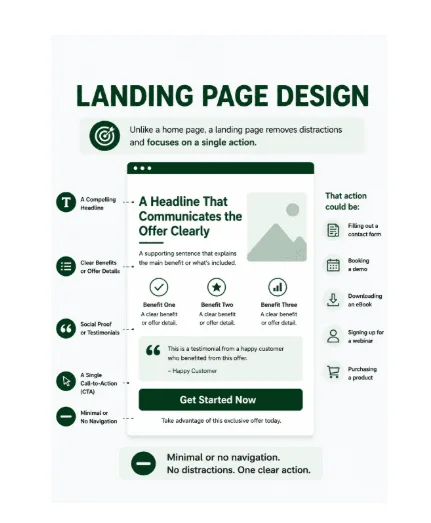 landing page