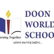 Doon World School logo