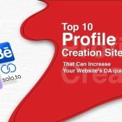 Profile creation sites