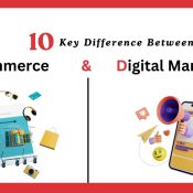 difference between e-commerce and digital marketing