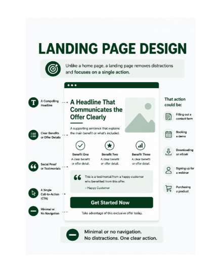 landing page