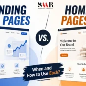 landing pages vs home pages