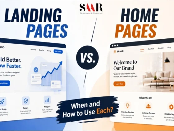 Landing Pages vs. Home Pages: When and How to Use Each